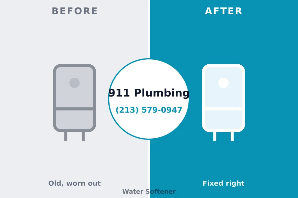 Before and after: plumbing repair Indianola, WA